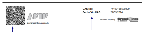 impresion de facturas con cae